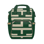 Signia Block Commuter Backpack, Green & Cream