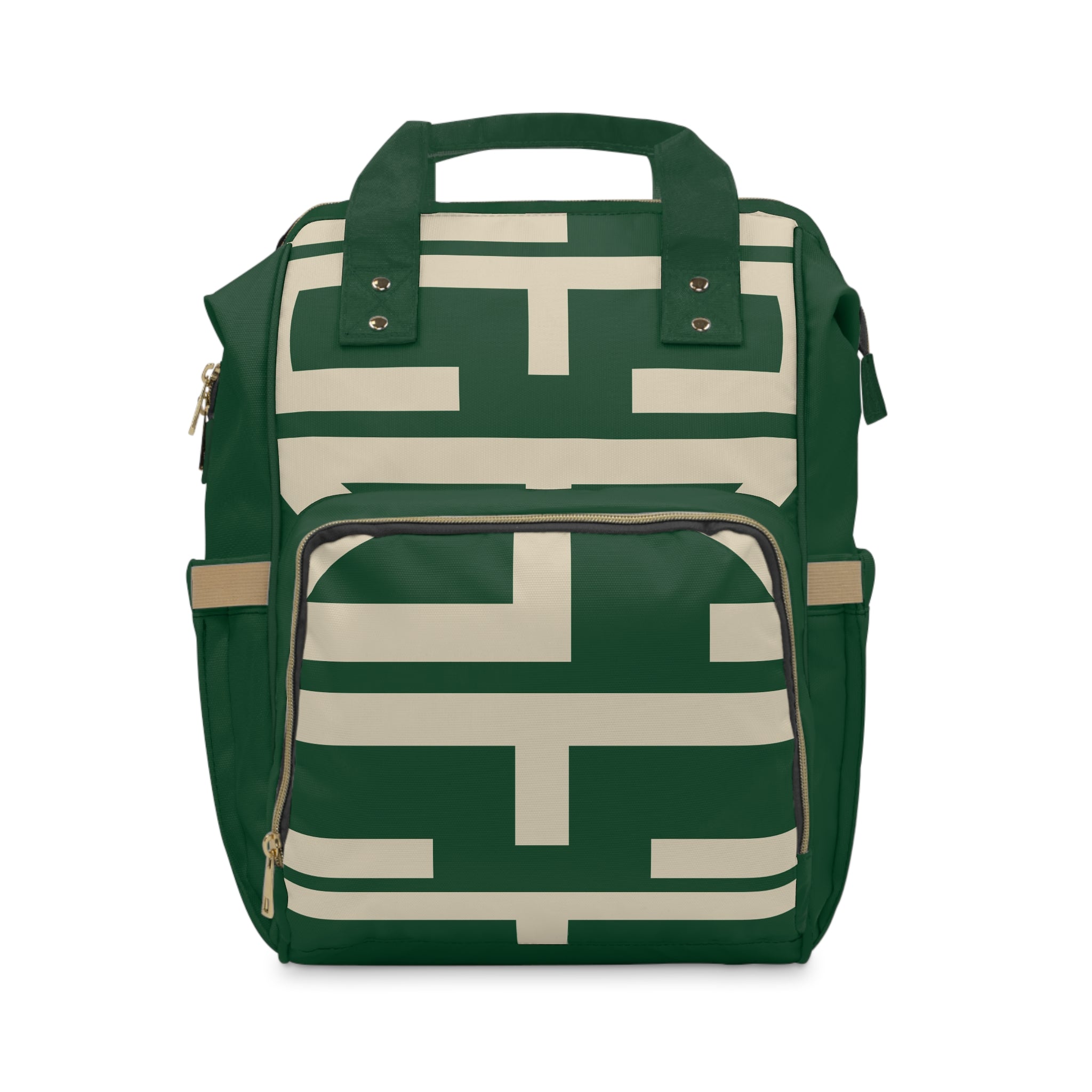 Signia Block Commuter Backpack, Green & Cream