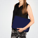 The MonoTone Monogram Tablet Laptop Sleeve, Multiple Sizes, Navy Blue
