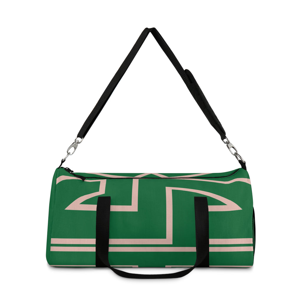 Signia Frame Duffle Bag, Green & Pink