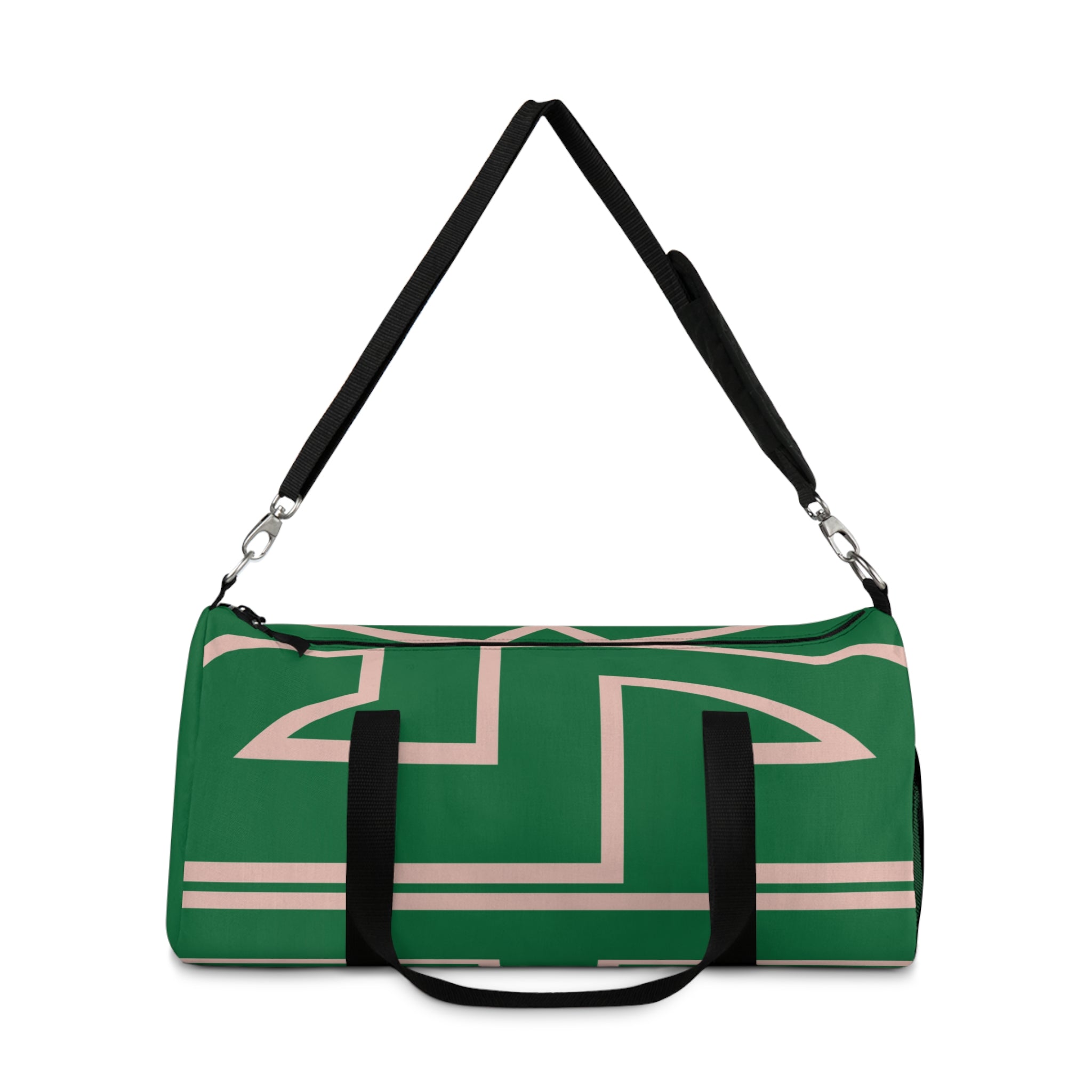 Signia Frame Duffle Bag, Green & Pink