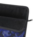 Blue Damask Laptop Sleeve Protective Case