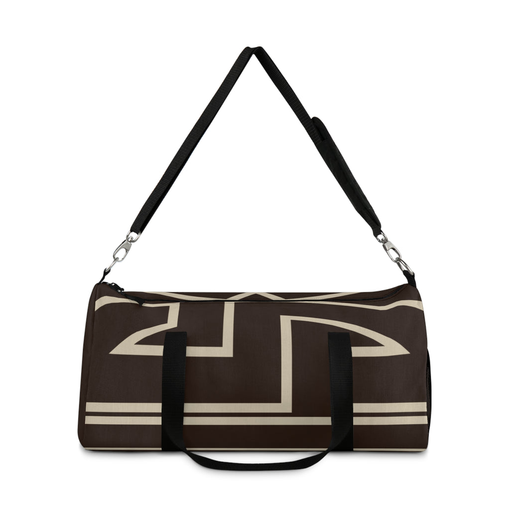 Signia Frame Duffle Bag, Brown & Tan