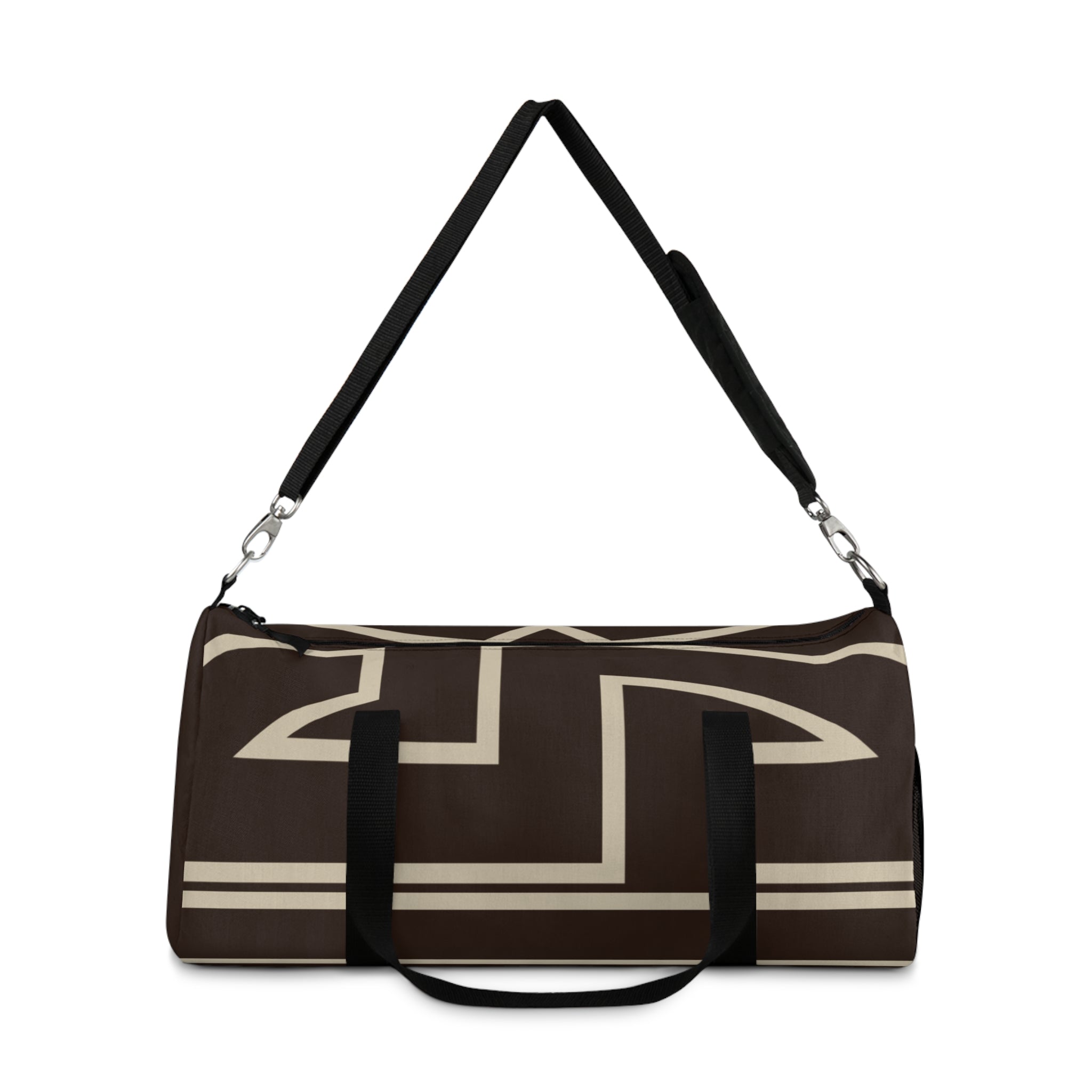 Signia Frame Duffle Bag, Brown & Tan