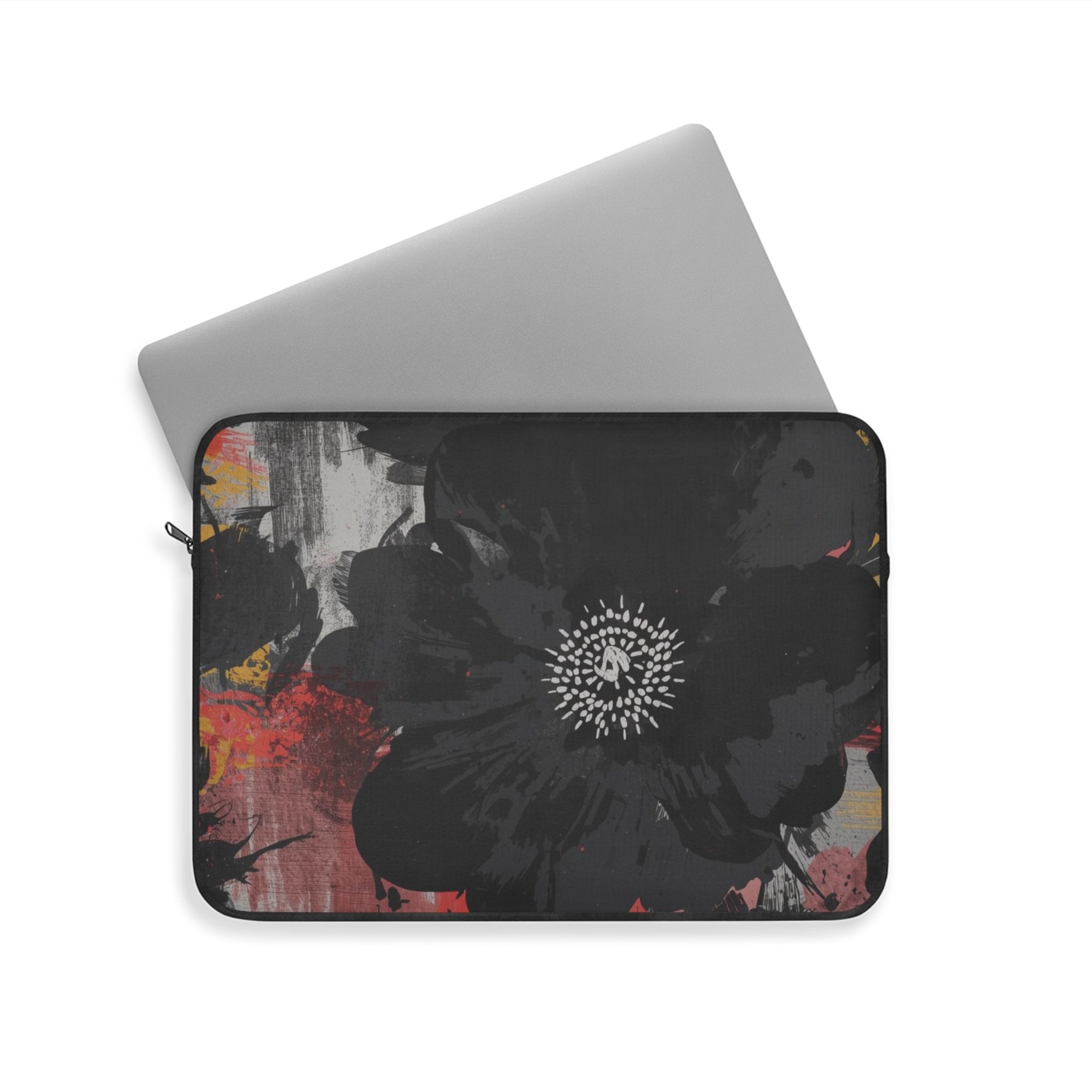 Floral Noir Laptop Sleeve Protective Case