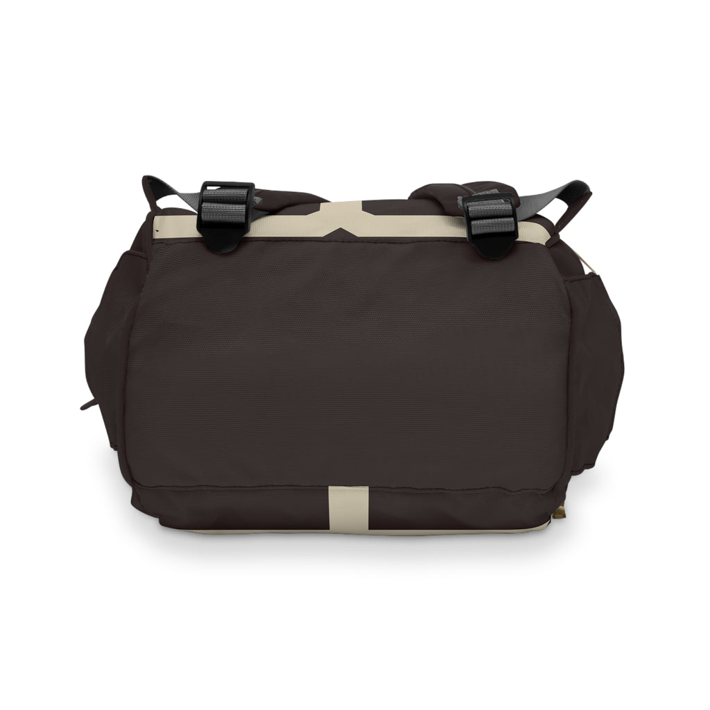 Signia Block Commuter Backpack, Coffee Bean & Cream