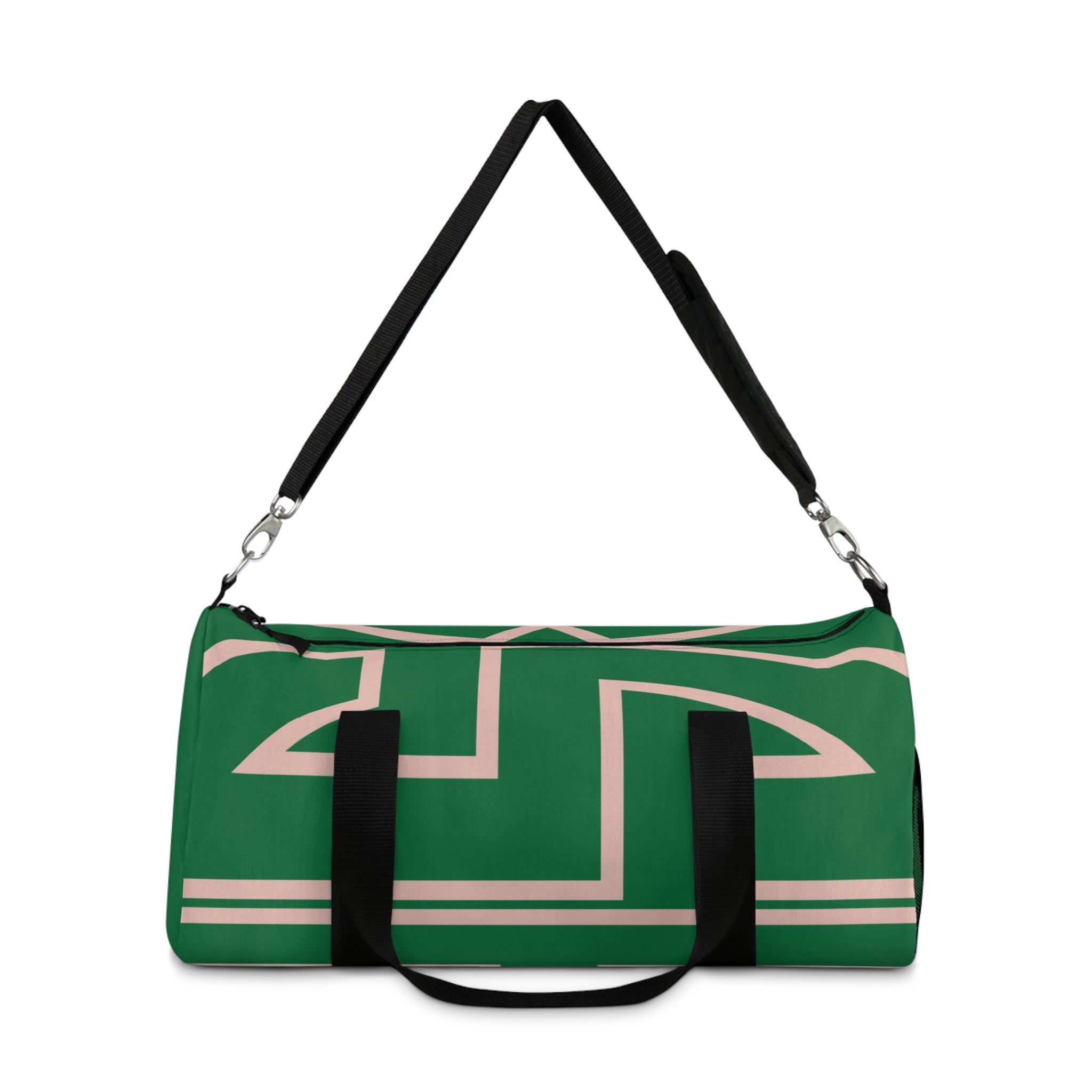 Signia Frame Duffle Bag, Green & Pink