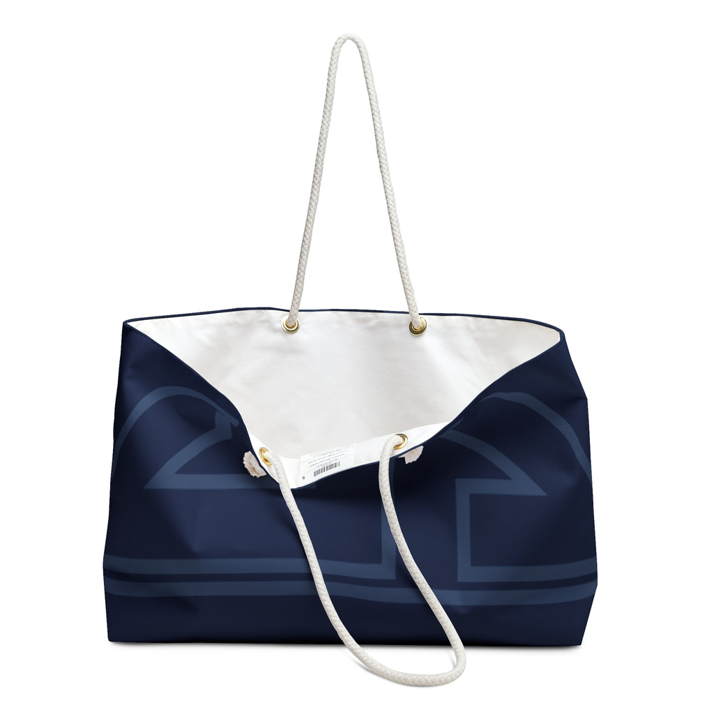 Signia Frame Packable Tote, Navy & Mid Blue