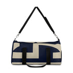Signia Block Duffel Bag, Navy & Cream