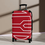 Signia Frame Hard-Shell Luggage, Red & White