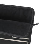 The Signia Custom Monogram Collection Laptop Sleeve, Black/White