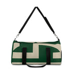Signia Block Duffel Bag, Green & Cream