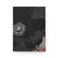 Floral Noir Hardcover Journal Lined Notebook for Notes and Planning, Black