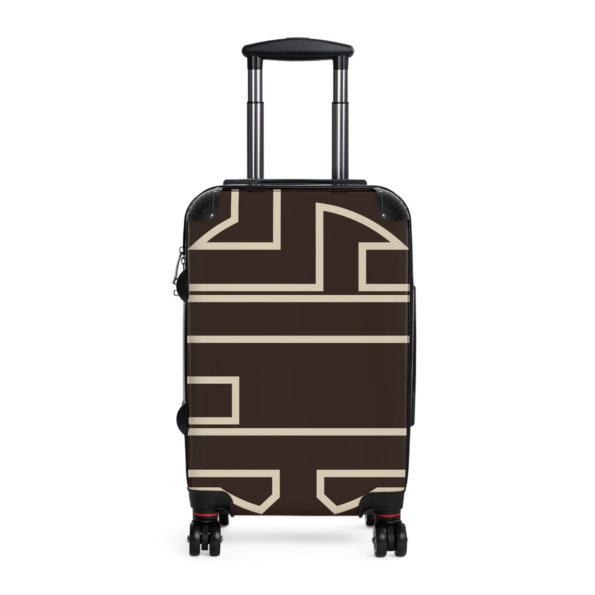 Signia Frame Hard-Shell Luggage, Brown & Cream