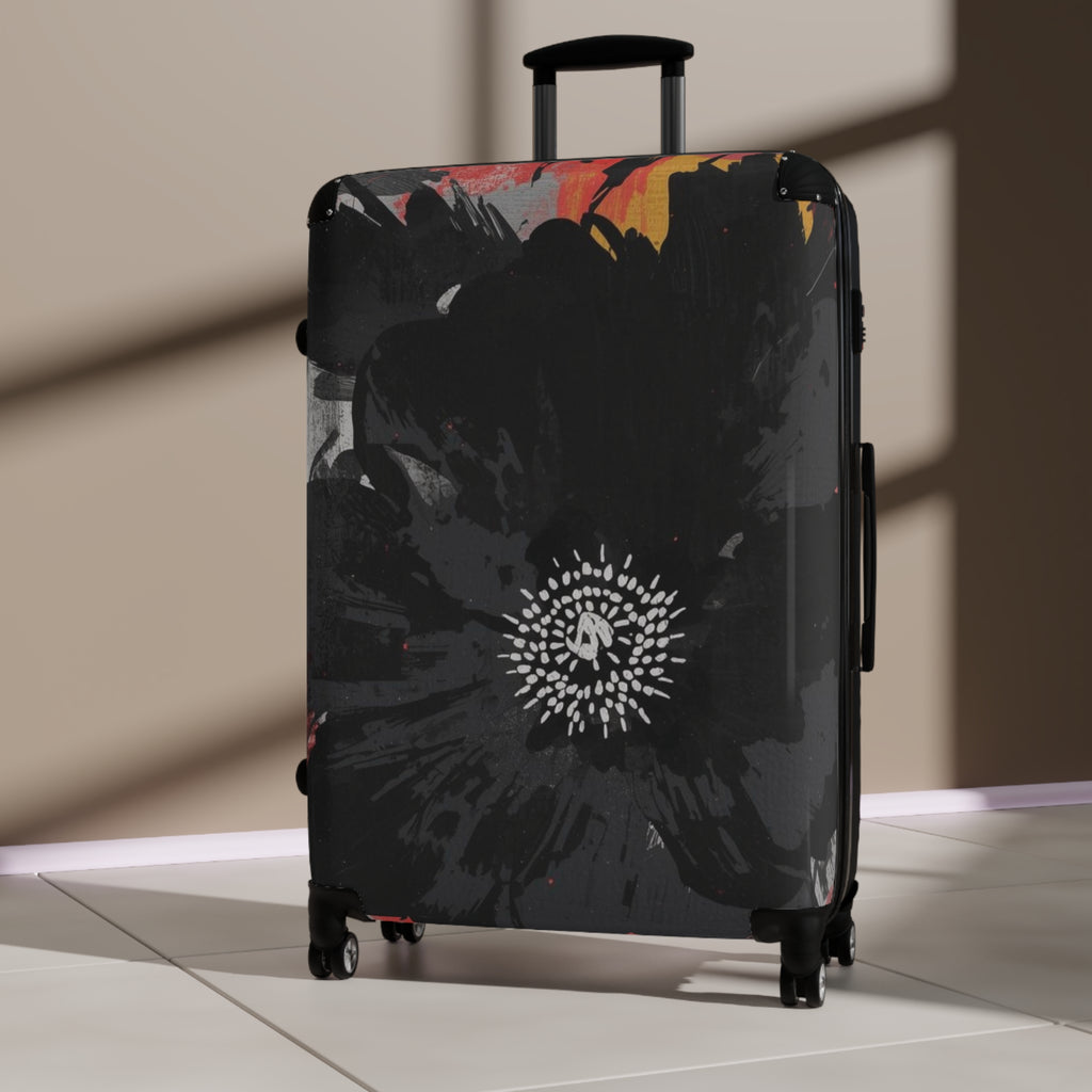 Floral Noir Hard-Shell Luggage