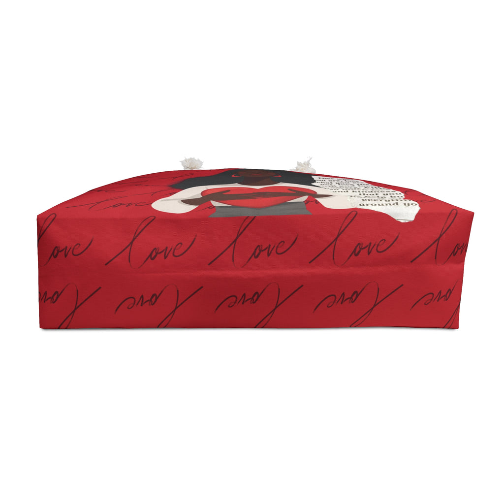 Love Within Packable Carryall Beach Tote