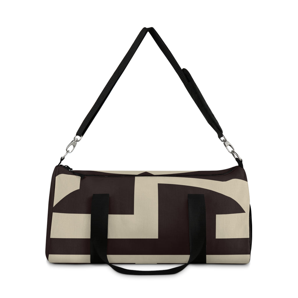 Signia Block Duffel Bag, Coffee Bean & Cream