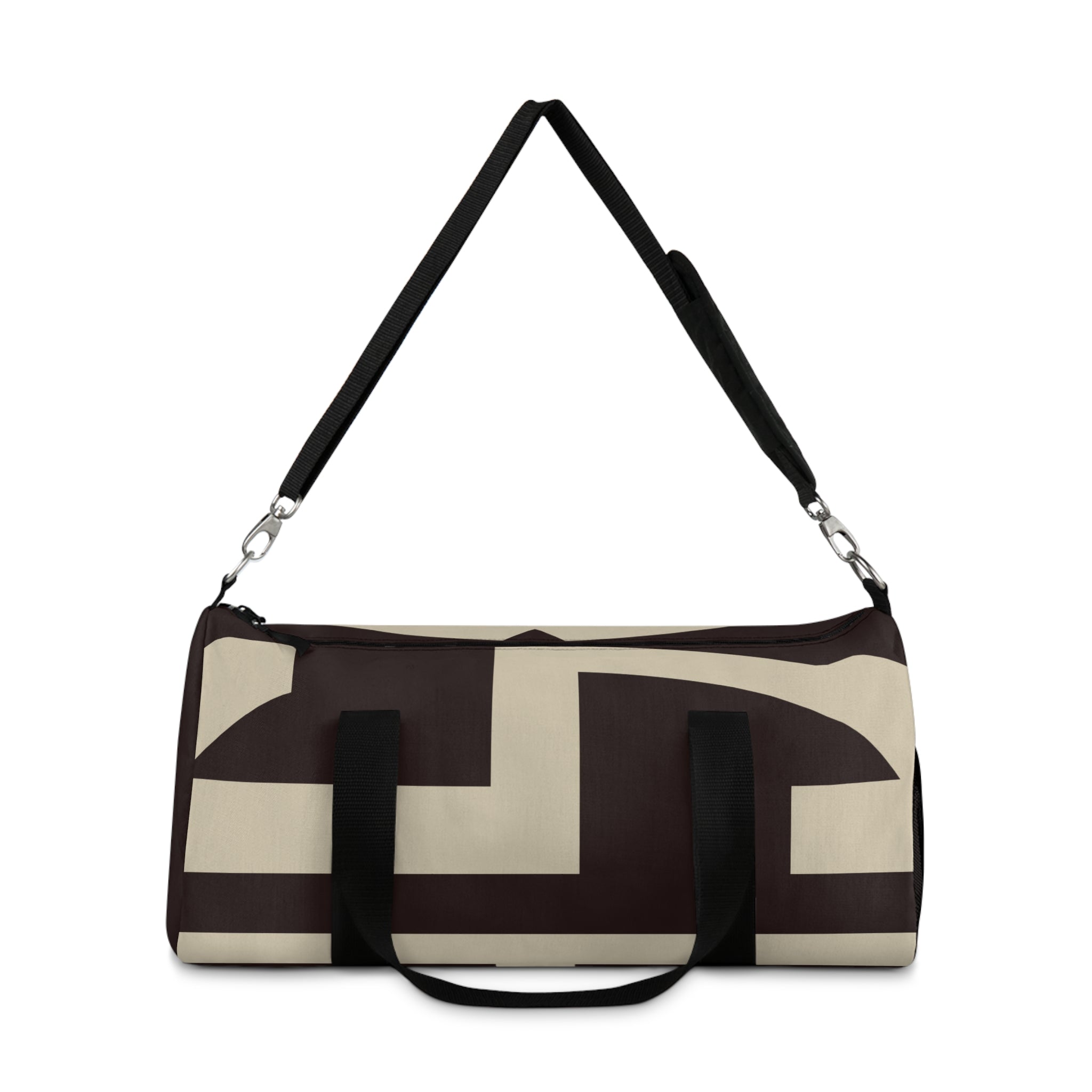 Signia Block Duffel Bag, Coffee Bean & Cream