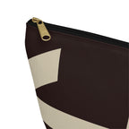 Signia Block Accessory Pouch, Coffee Bean & Cream