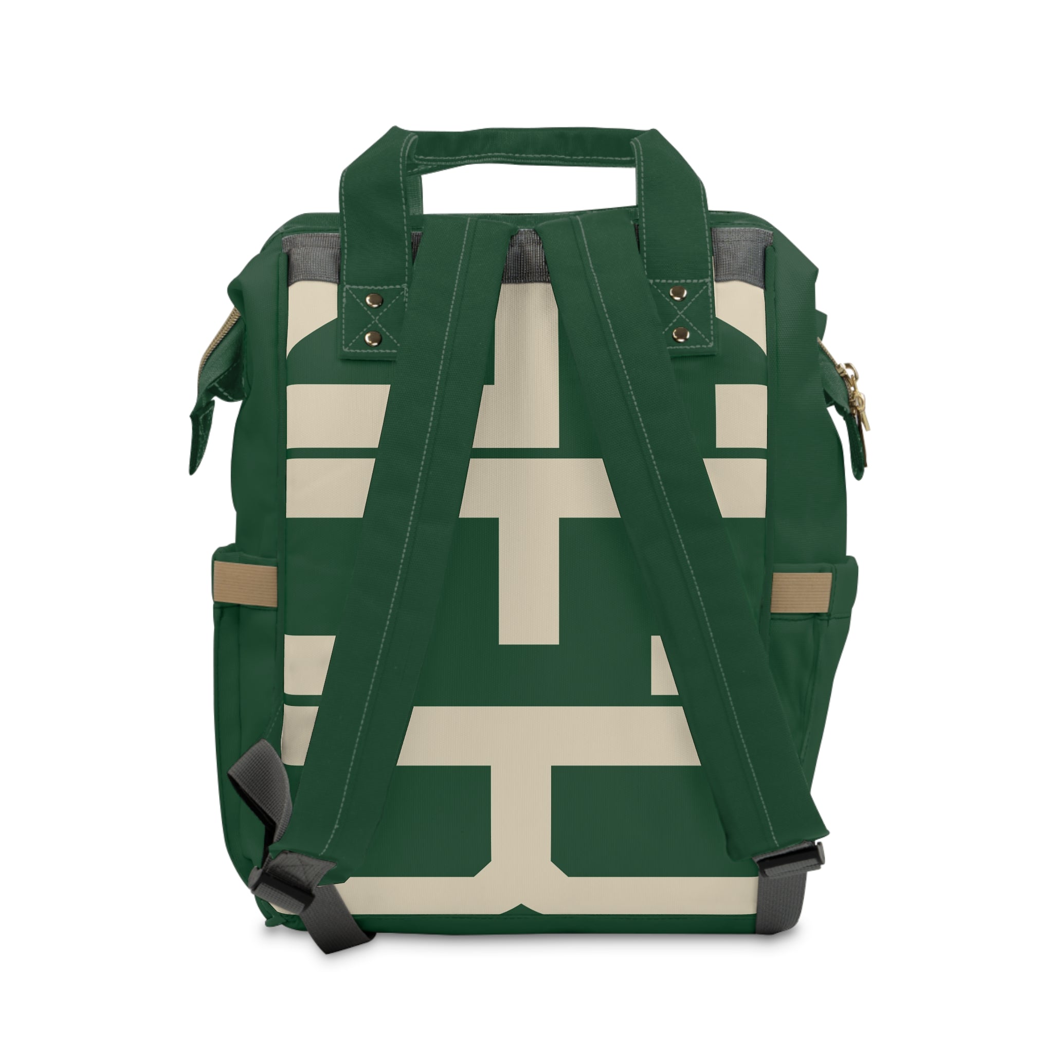 Signia Block Commuter Backpack, Green & Cream