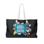 Bossy Teacher Packable Oversized Carryall Tote — Lightweight Multipurpose Beach & Travel Bag