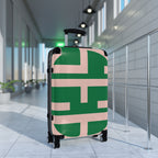 Signia Block Hard-Shell Luggage, Green & Pink
