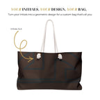 Signia Frame Packable Tote , Brown & Cream