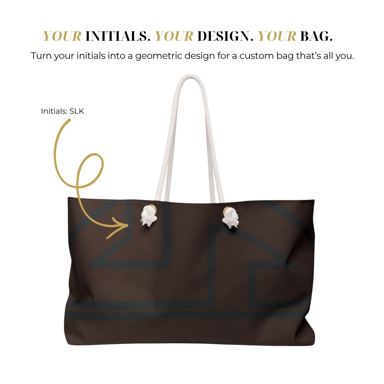 Signia Frame Packable Tote , Brown & Cream