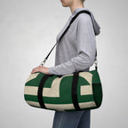 Signia Block Duffel Bag, Green & Cream