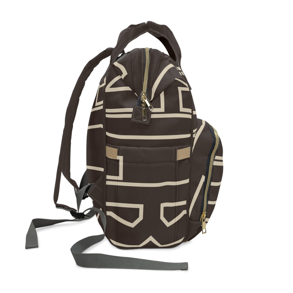 Signia Frame Backpack, Brown & Cream
