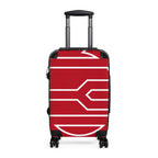 Signia Frame Hard-Shell Luggage, Red & White