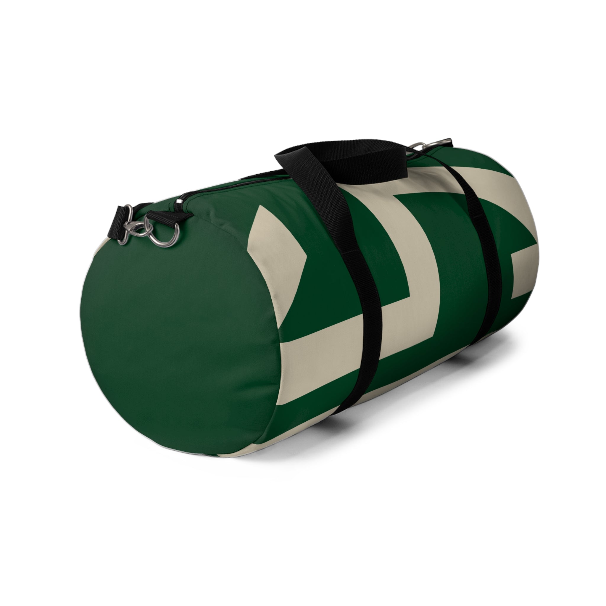 Signia Block Duffel Bag, Green & Cream