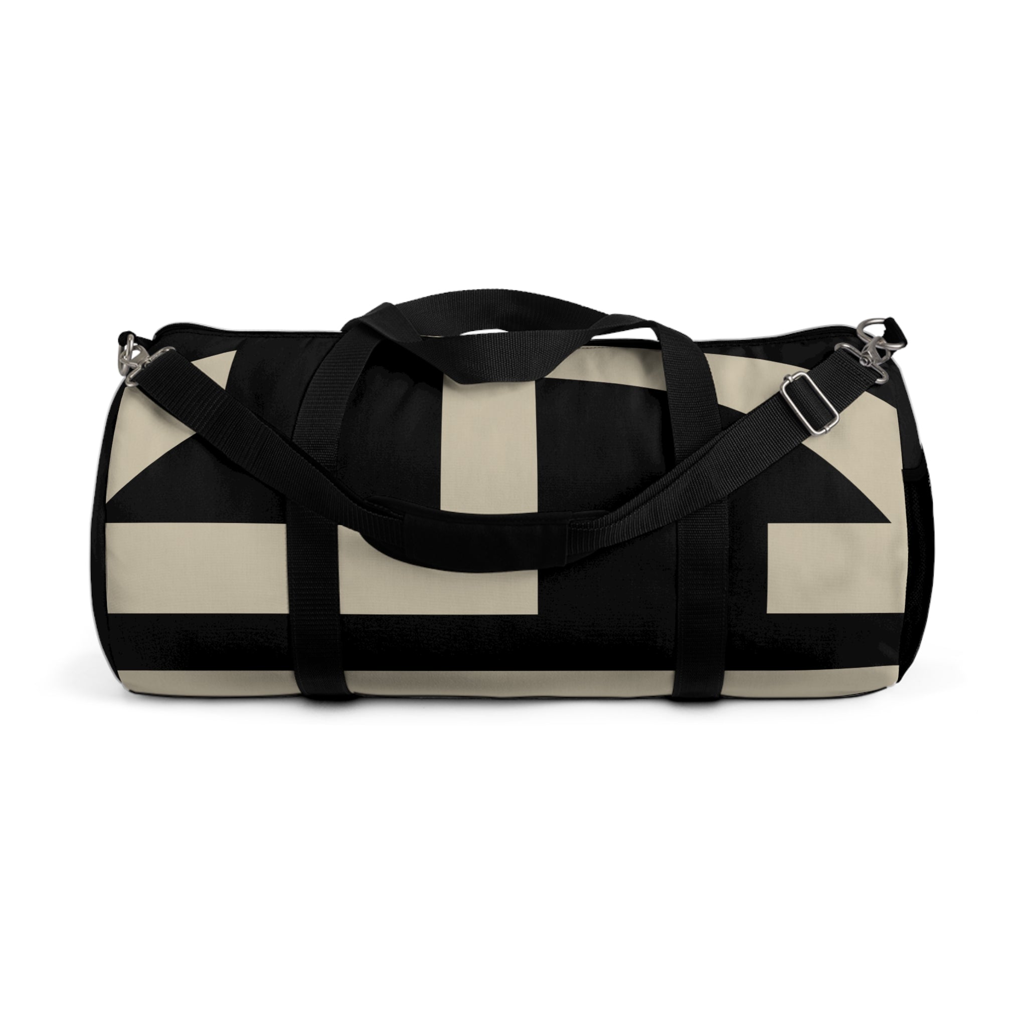 Signia Block Duffel Bag, Black & Cream