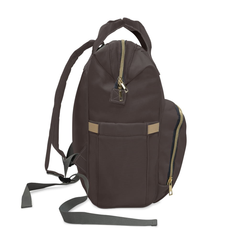 The MonoTone Collection Multifunctional Travel Backpack Carryon, Dark Brown