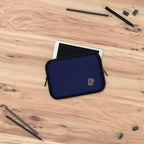 The MonoTone Monogram Tablet Laptop Sleeve, Multiple Sizes, Navy Blue