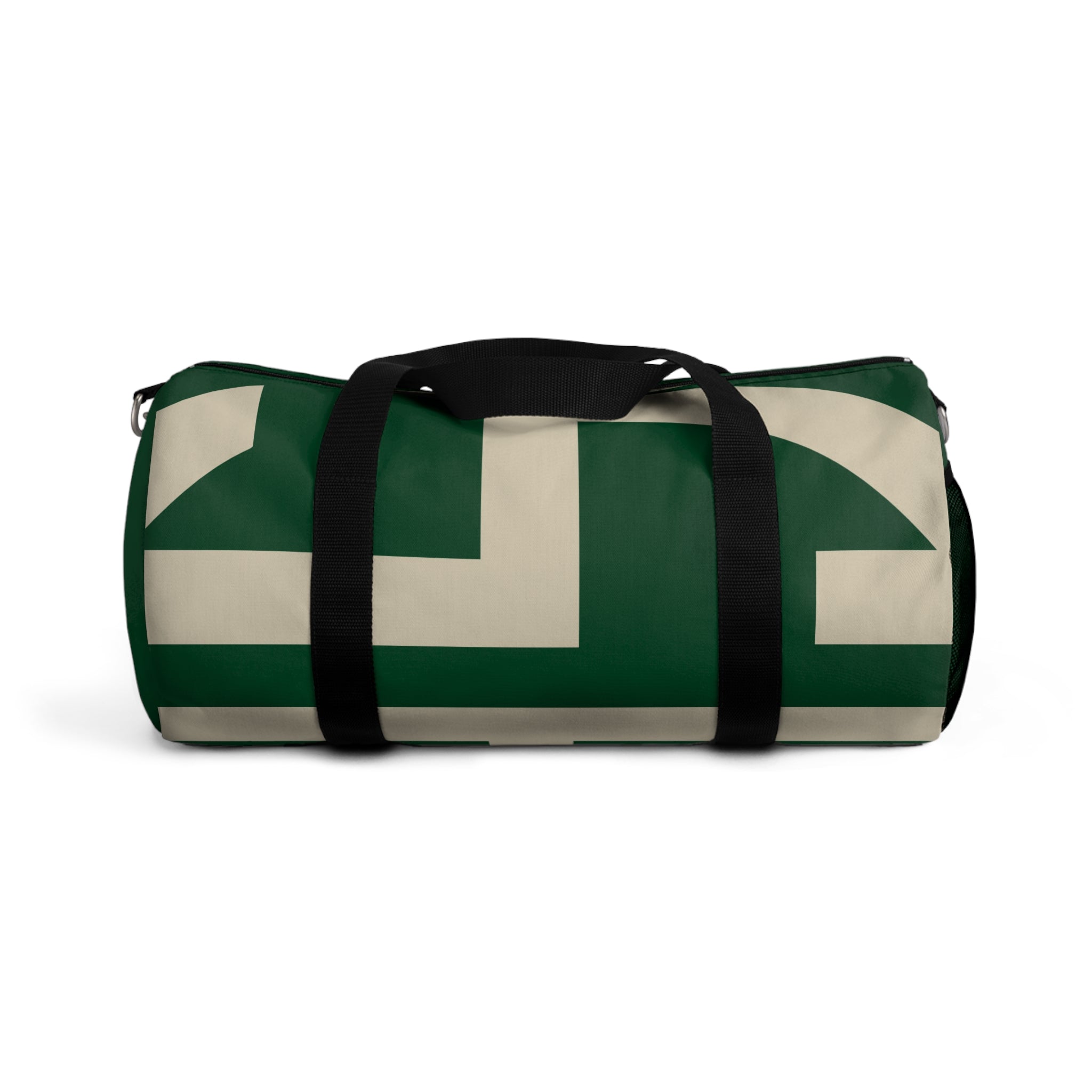 Signia Block Duffel Bag, Green & Cream
