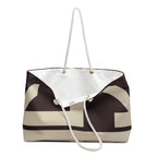 Signia Block Packable Tote, Coffee Bean & Cream