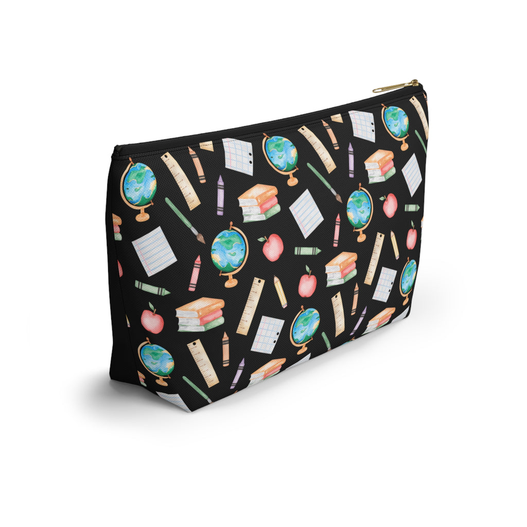 Bossy Teacher T-Bottom Travel Pouch — Chic Multipurpose Organizer for Toiletries, Makeup & On-the-Go Essentials