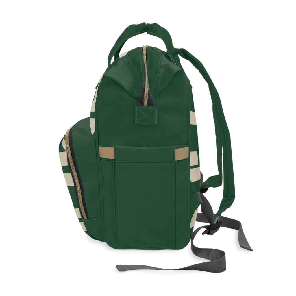 Signia Block Commuter Backpack, Green & Cream