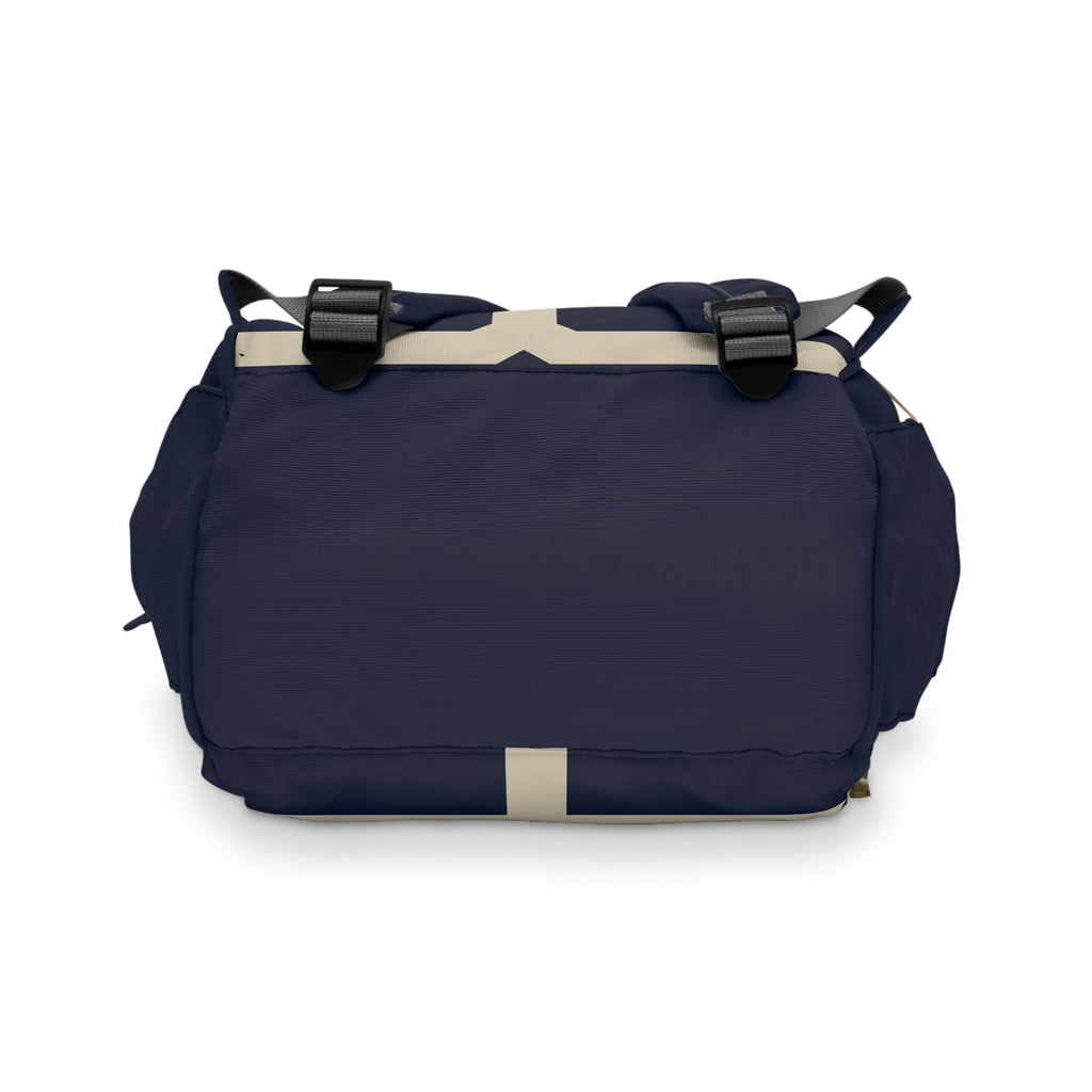 Signia Block Commuter Backpack, Navy & Cream