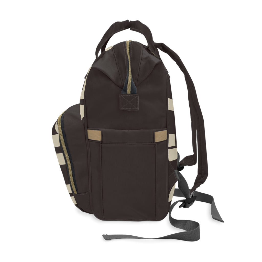 Signia Block Commuter Backpack, Coffee Bean & Cream