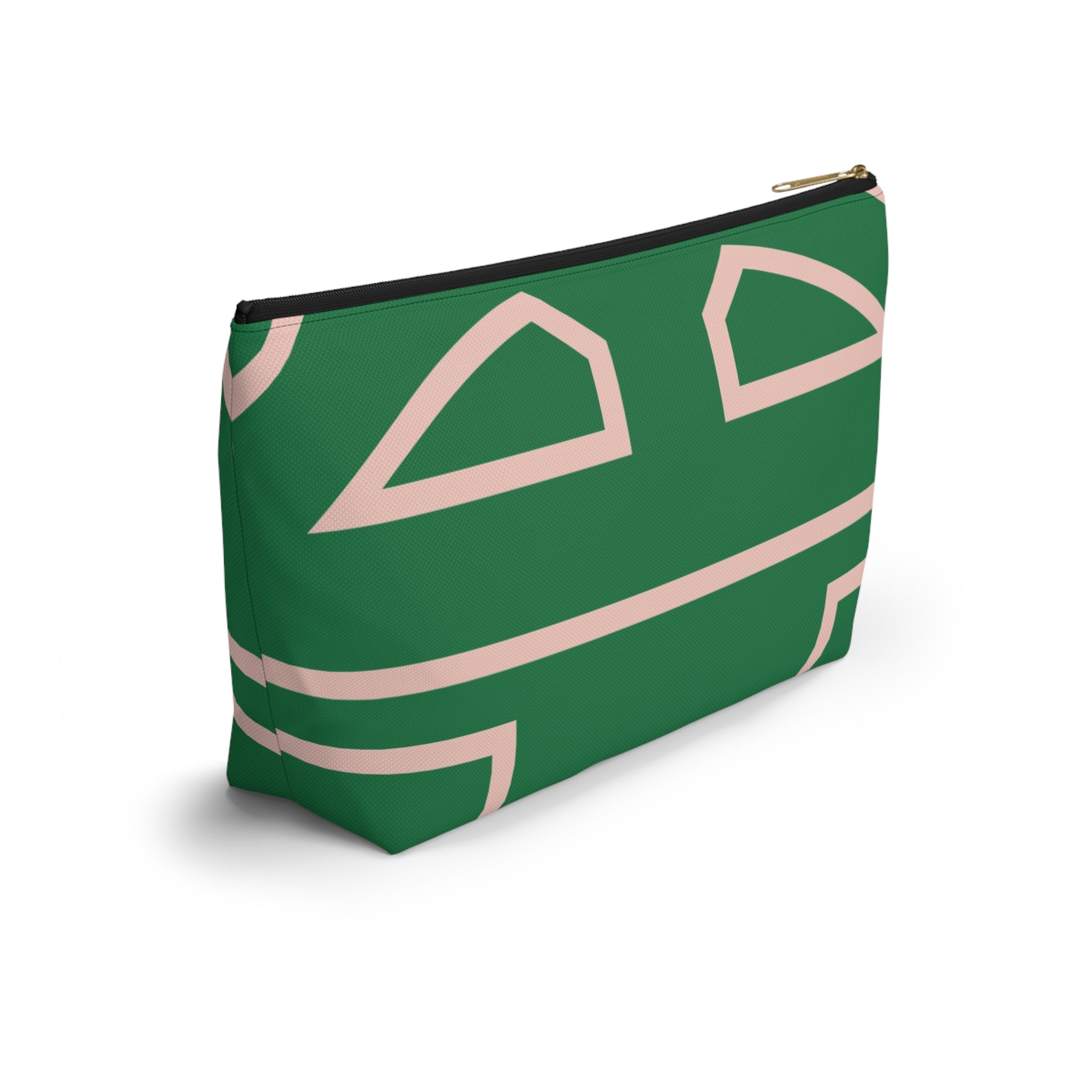 Signia Frame Accessory Pouch, Green & Pink