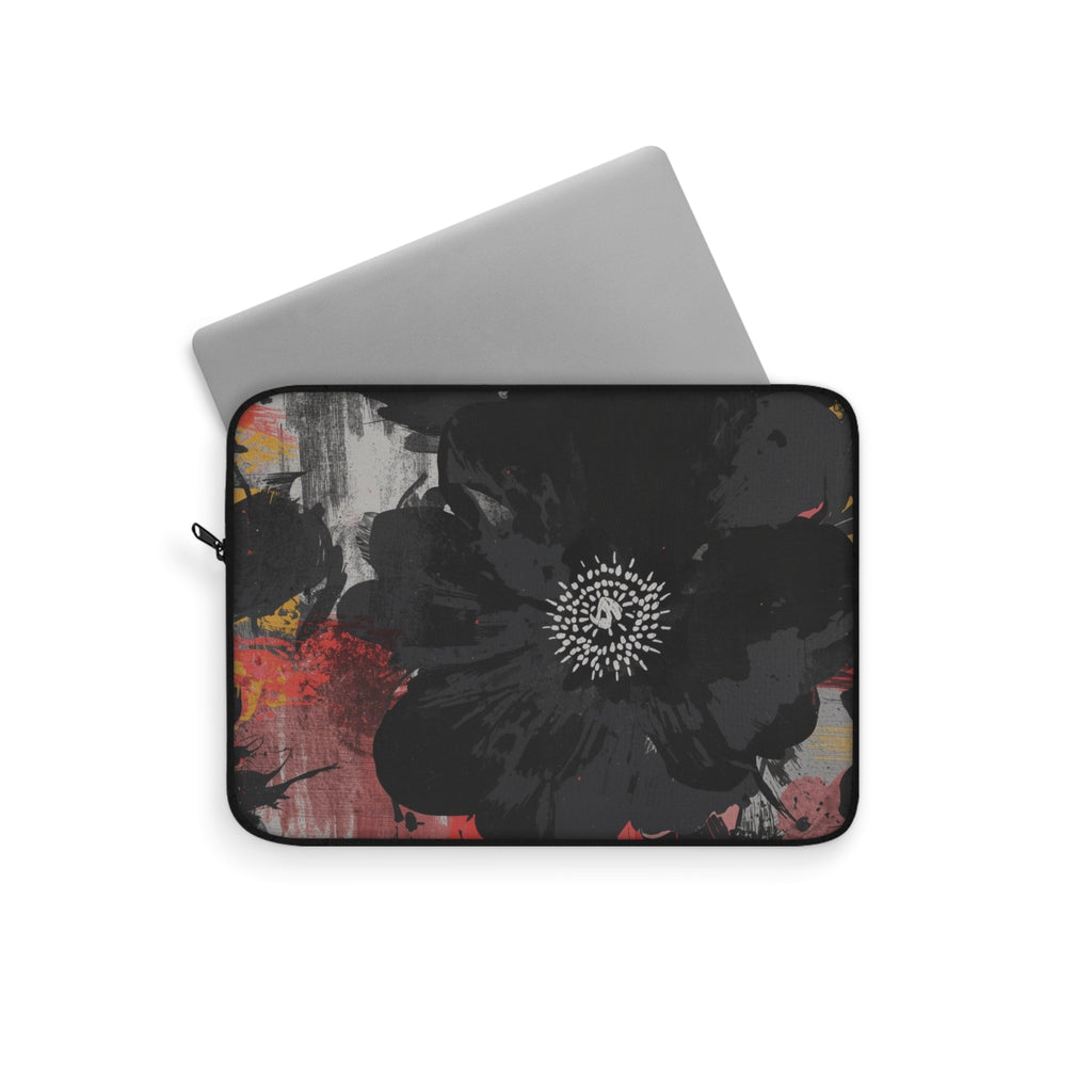 Floral Noir Laptop Sleeve Protective Case