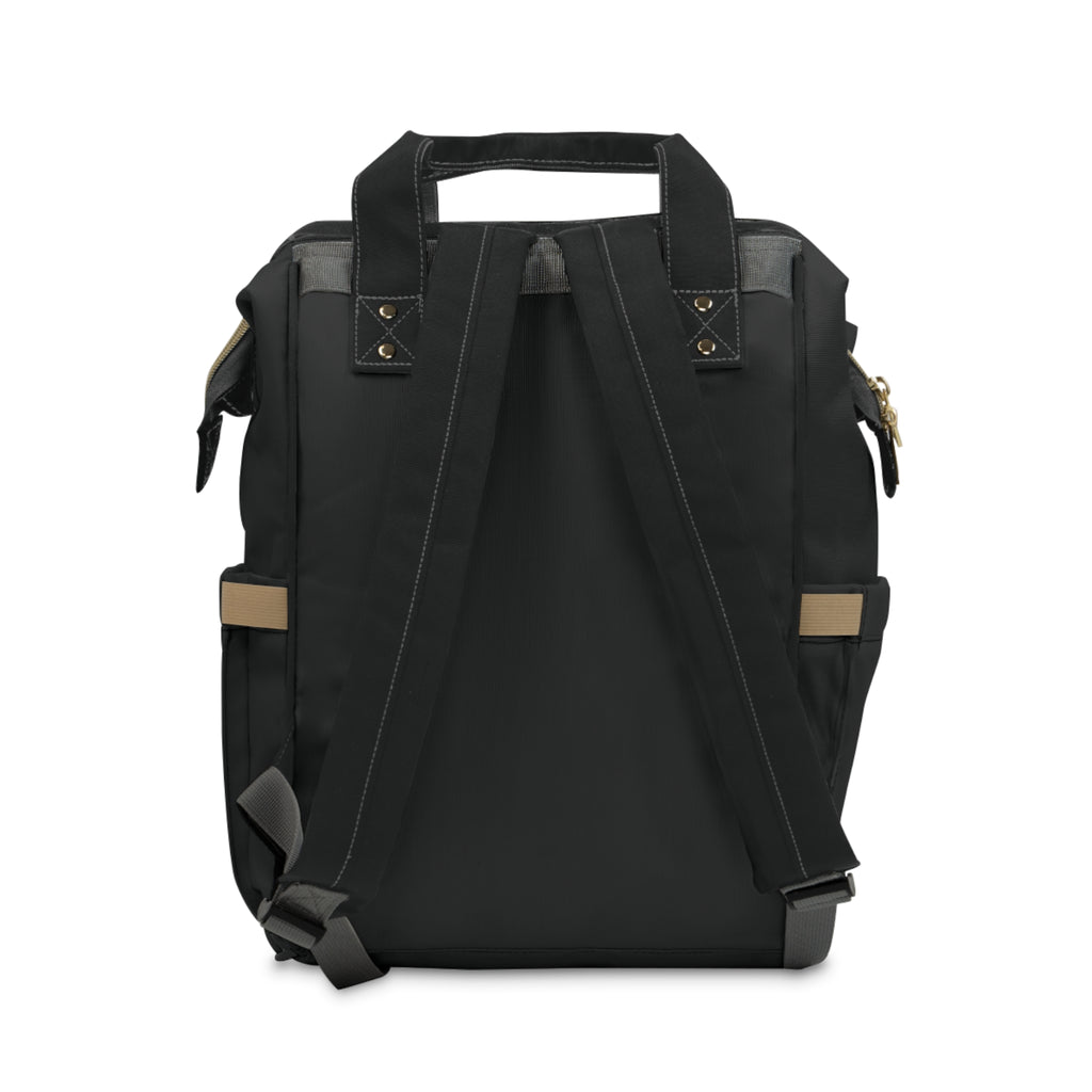 The MonoTone Collection Multifunctional Travel Backpack Carryon, Black Onyx