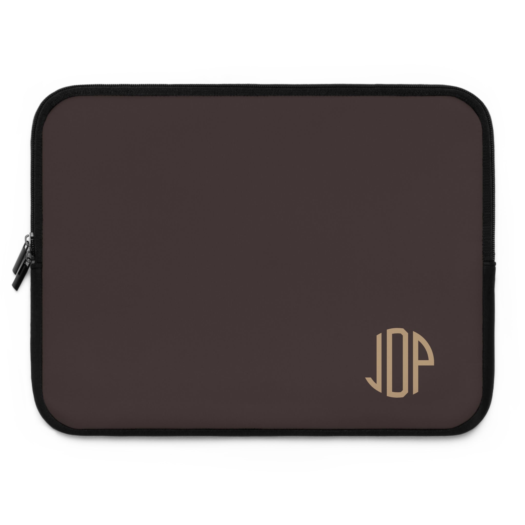 The MonoTone Monogram Tablet Laptop Sleeve, Multiple Sizes, Dark Brown