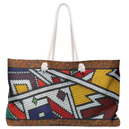Bead Mosaic Packable Carryall Beach Tote