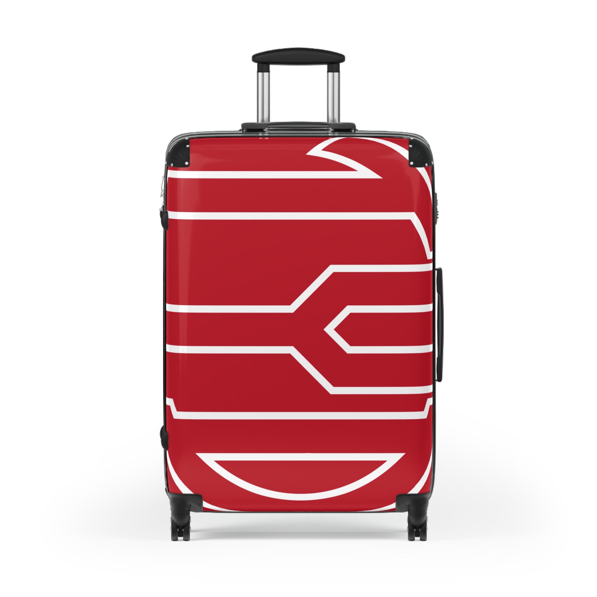 Signia Frame Hard-Shell Luggage, Red & White