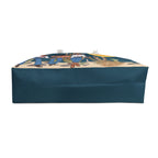 Cowgirl Trio Desert Sunset Packable Oversized Multipurpose Weekender Bag, Carryall Tote, Beach Bag, Teal Blue