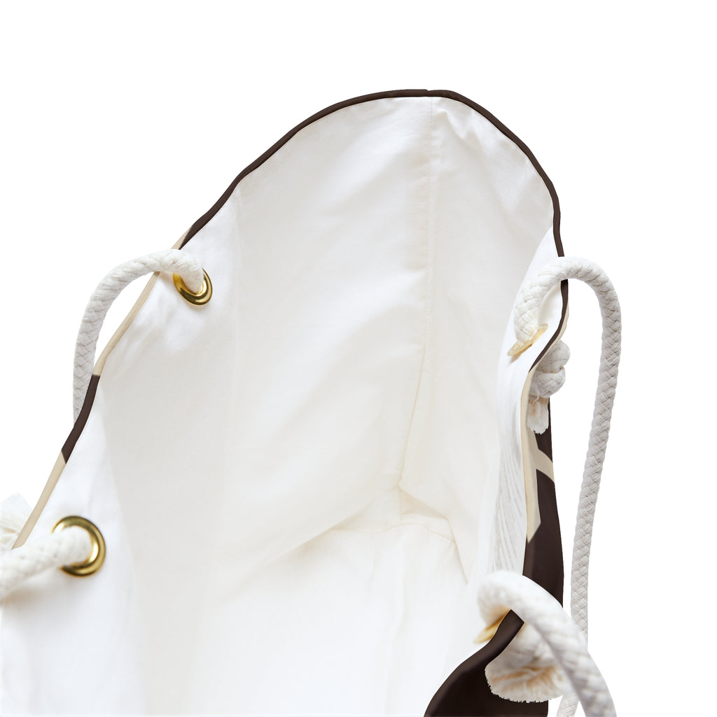 Signia Frame Packable Tote , Brown & Cream