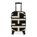 Signia Block Hard Shell Luggage, Black & Cream